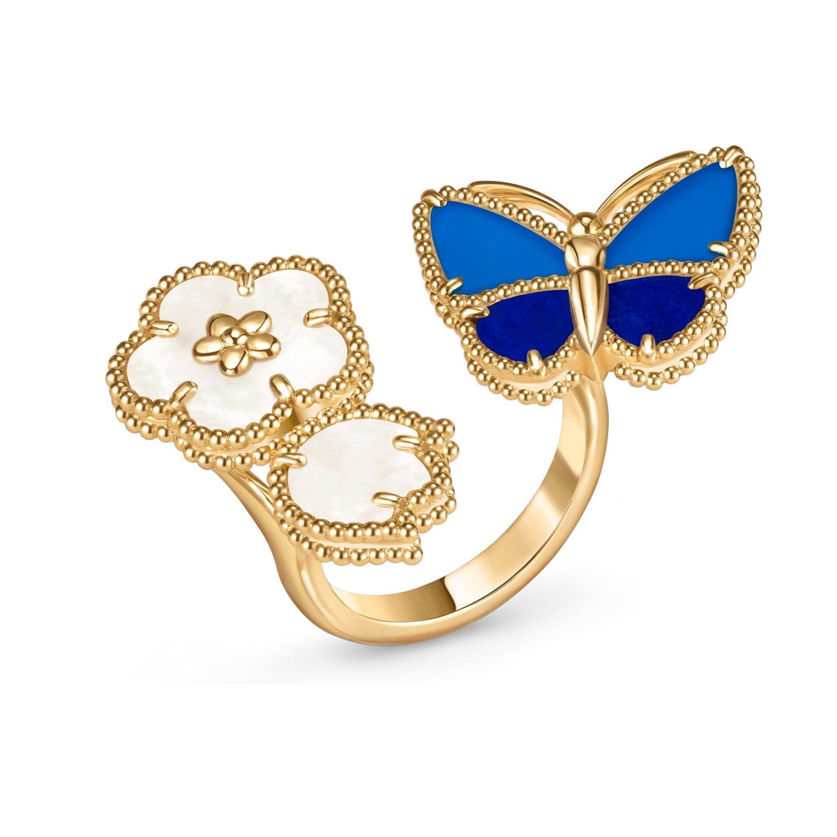[Lume Jewels]LUCKY SPRING BUTTERFLY OPEN-FACE RINGS
