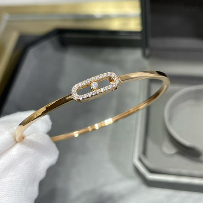 [Lume Jewels]Move Uno pavé flex bangle medium
