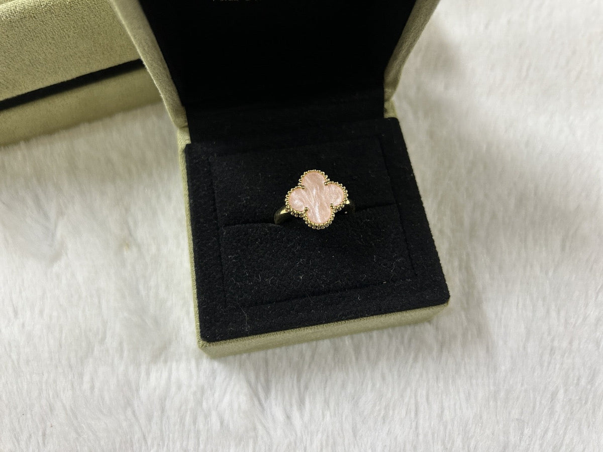 [Lume Jewels]Pink Clover Ring