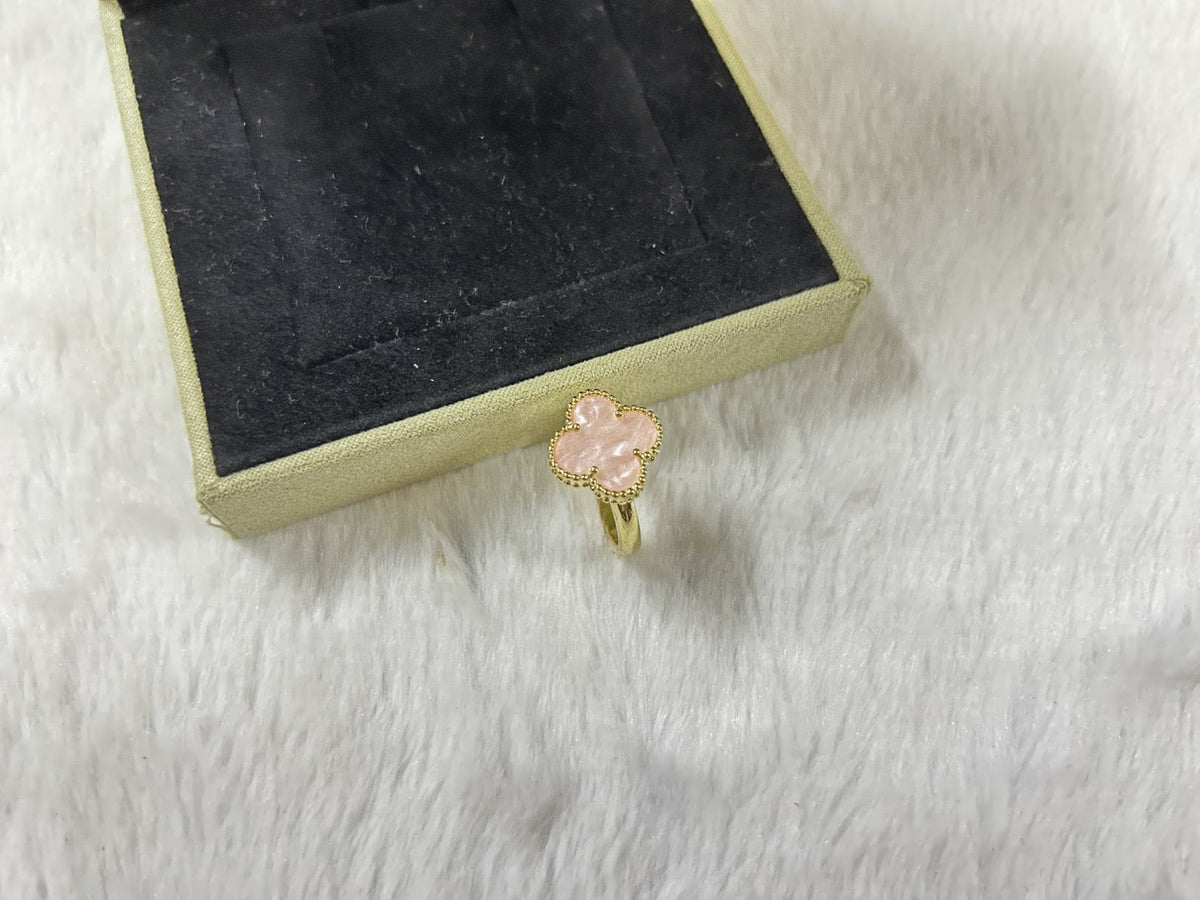 [Lume Jewels]Pink Clover Ring