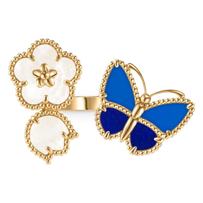 [Lume Jewels]LUCKY SPRING BUTTERFLY OPEN-FACE RINGS