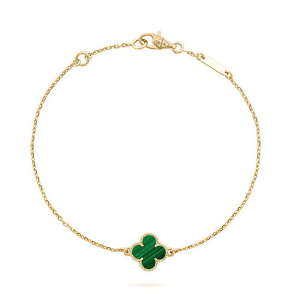¡®Lume Jewels¡¯CLOVER BRACELET MALACHITE 1 MOTIF