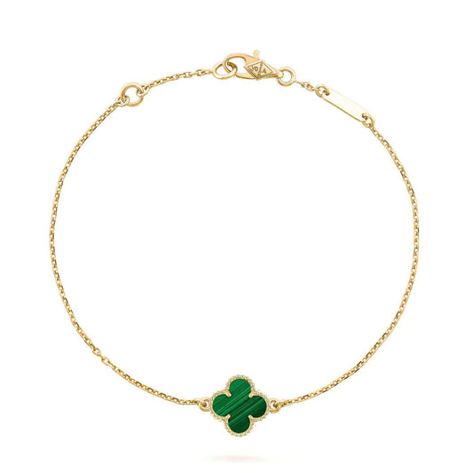 ¡®Lume Jewels¡¯CLOVER BRACELET MALACHITE 1 MOTIF