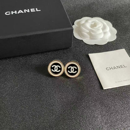 [Lume Jewels]Classic Double C Stud Earrings