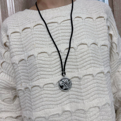 ¡®Lume Jewels¡ Openwork Tiger Cord Pendant Necklace