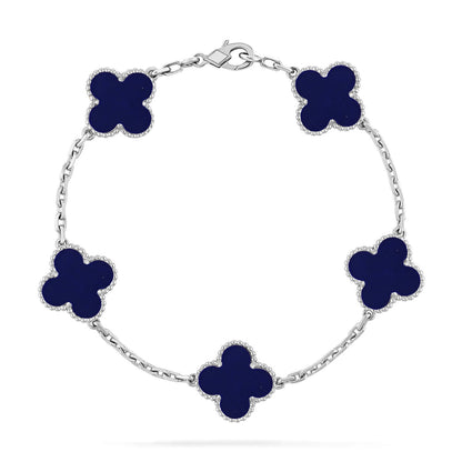 [Lume Jewels]New CLOVER 5 MOTIF LAPIS LAZULI BRACELET COLLECTION
