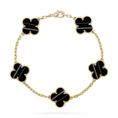 [Lume Jewels]New  CLOVER 5 MOTIF PULSAR STONE BRACELET COLLECTION
