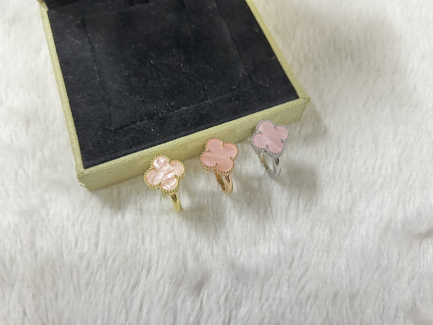 [Lume Jewels]Pink Clover Ring
