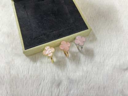 [Lume Jewels]Pink Clover Ring