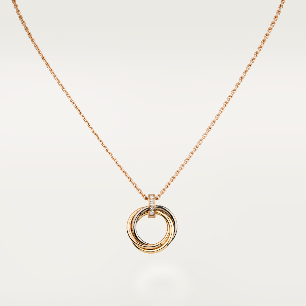 ¡®Lume Jewels¡¯TRINITY NECKLACE GOLD  DIAMONDS