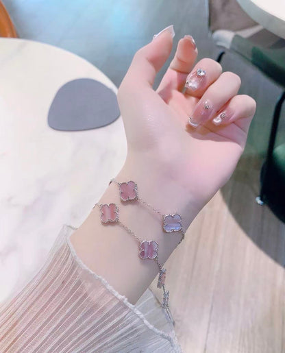 [Lume JewelsLight Pink Braided Bracelet