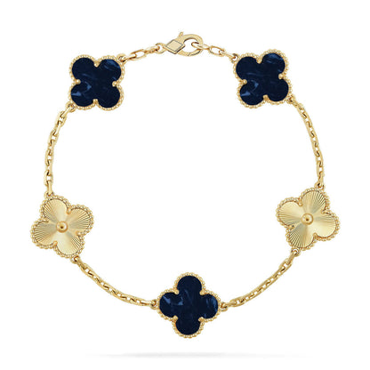 [Lume Jewels]New CLOVER 5 MOTIF PIETERSITE BRACELET COLLECTION