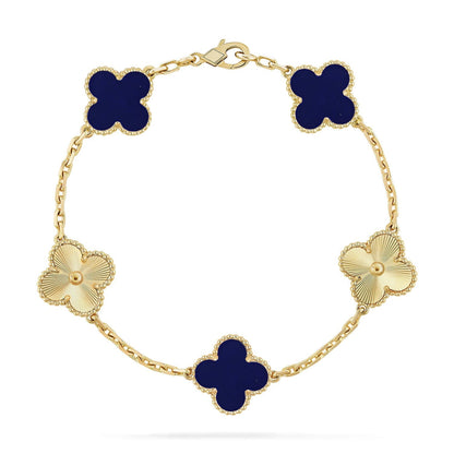[Lume Jewels]New CLOVER 5 MOTIF LAPIS LAZULI BRACELET COLLECTION