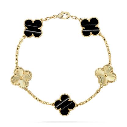 [Lume Jewels]New  CLOVER 5 MOTIF PULSAR STONE BRACELET COLLECTION