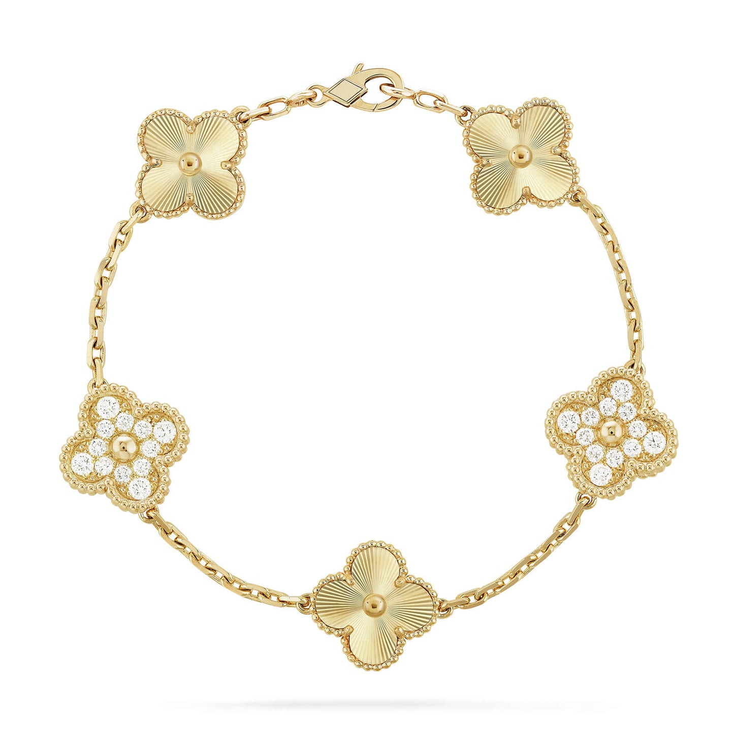 [Lume Jewels]New  CLOVER 5 MOTIF LASER BRACELET COLLECTION