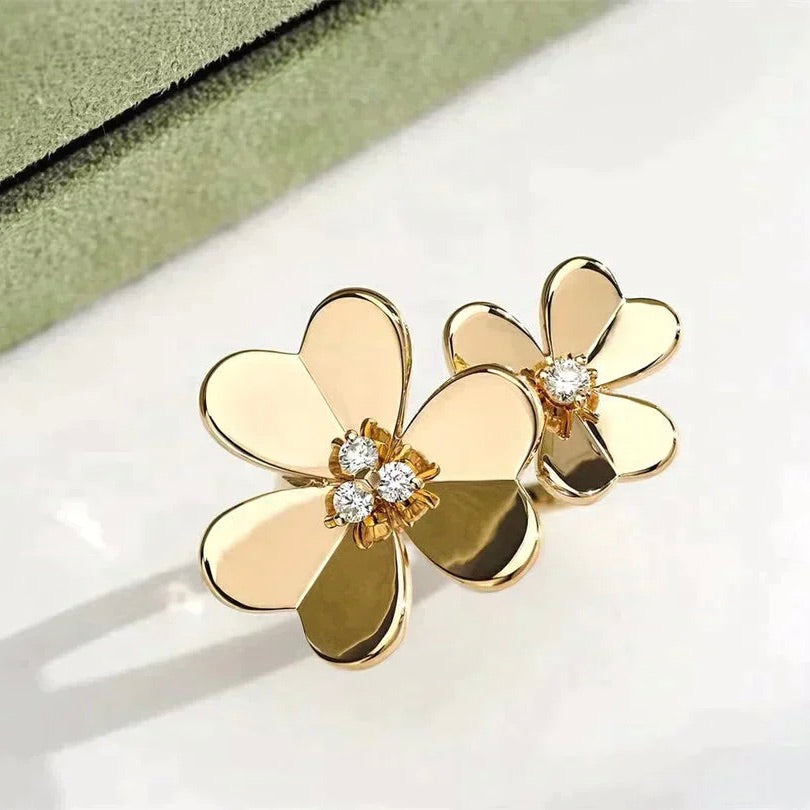 ¡®Lume Jewels¡¯CLOVER COMOS GOLD DIAMOND RING