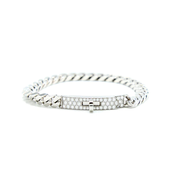 ¡®Lume Jewels¡¯KELLY CHAIN SILVER DIAMOND BRACELET
