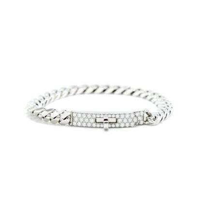 ¡®Lume Jewels¡¯KELLY CHAIN SILVER DIAMOND BRACELET