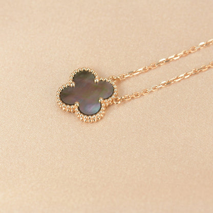 ¡®Lume Jewels¡¯CLOVER 15MM  GRAY MOTHER OF PEARL NECKLACE