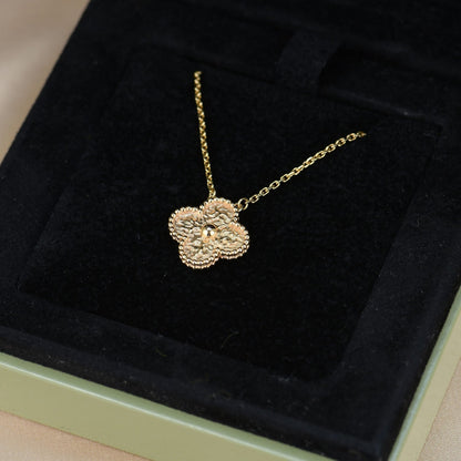 ¡®Lume Jewels¡¯CLOVER 15MM  BRONZING NECKLACE
