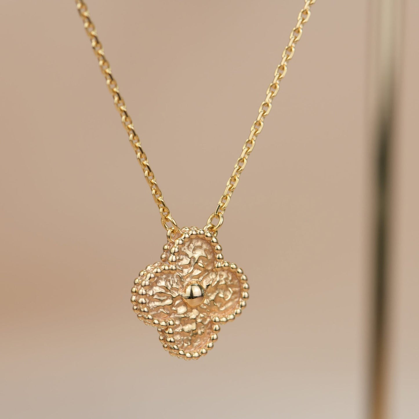 ¡®Lume Jewels¡¯CLOVER 15MM  BRONZING NECKLACE