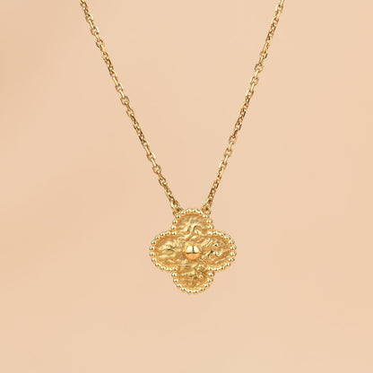 ¡®Lume Jewels¡¯CLOVER 15MM  BRONZING NECKLACE