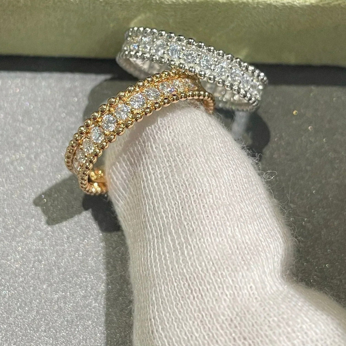 ¡®Lume Jewels¡¯PERLEE DIAMOND ROSE GOLD RING