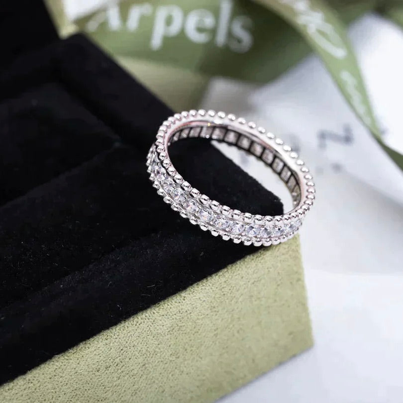 ¡®Lume Jewels¡¯PERLEE DIAMOND SILVER RING