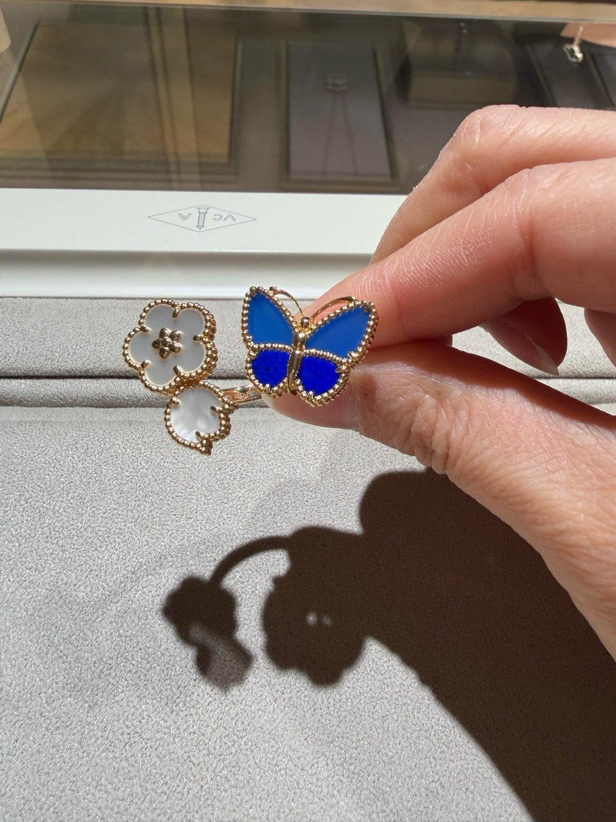 [Lume Jewels]LUCKY SPRING BUTTERFLY OPEN-FACE RINGS