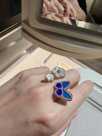 [Lume Jewels]LUCKY SPRING BUTTERFLY OPEN-FACE RINGS