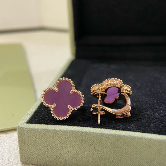 [Lume Jewels]2025 NEW VIOLET STUD EARRINGS