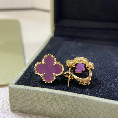 [Lume Jewels]2025 NEW VIOLET STUD EARRINGS