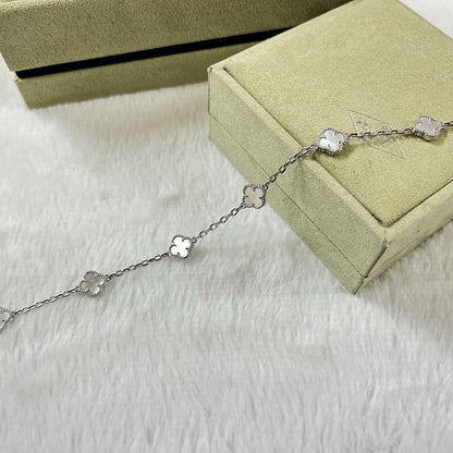 [¡®Lume Jewels¡¯]CLOVER 6 MOTIF WHITE MOP BRACELET