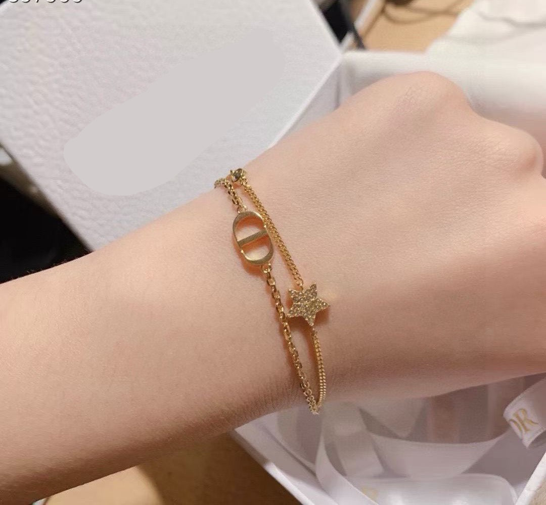 [Lume Jewels]Double-Layer Star Bracelet