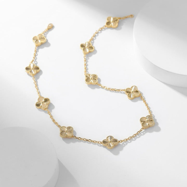 ¡®Lume Jewels¡¯CLOVER 10 MOTIFS LASER NECKLACE