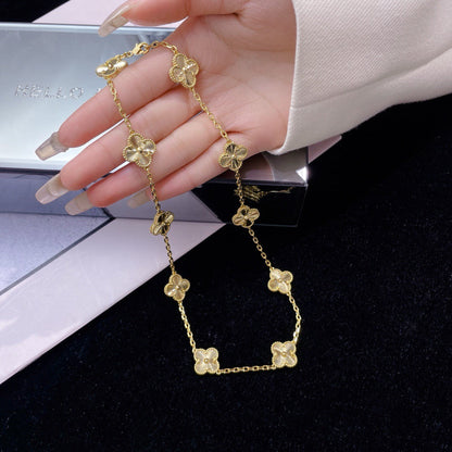 ¡®Lume Jewels¡¯CLOVER 10 MOTIFS LASER NECKLACE
