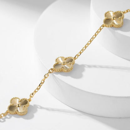¡®Lume Jewels¡¯CLOVER 10 MOTIFS LASER NECKLACE