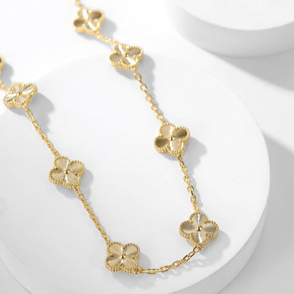 ¡®Lume Jewels¡¯CLOVER 10 MOTIFS LASER NECKLACE