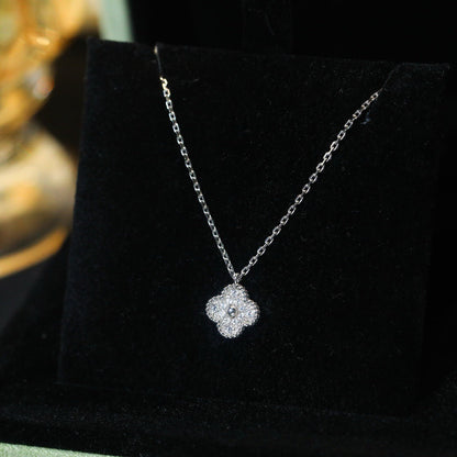 ¡®Lume Jewels¡¯CLOVER MINI 9.5MM PENDANT DIAMOND NECKLACE