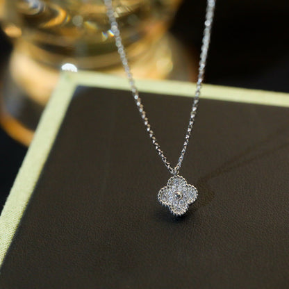 ¡®Lume Jewels¡¯CLOVER MINI 9.5MM PENDANT DIAMOND NECKLACE