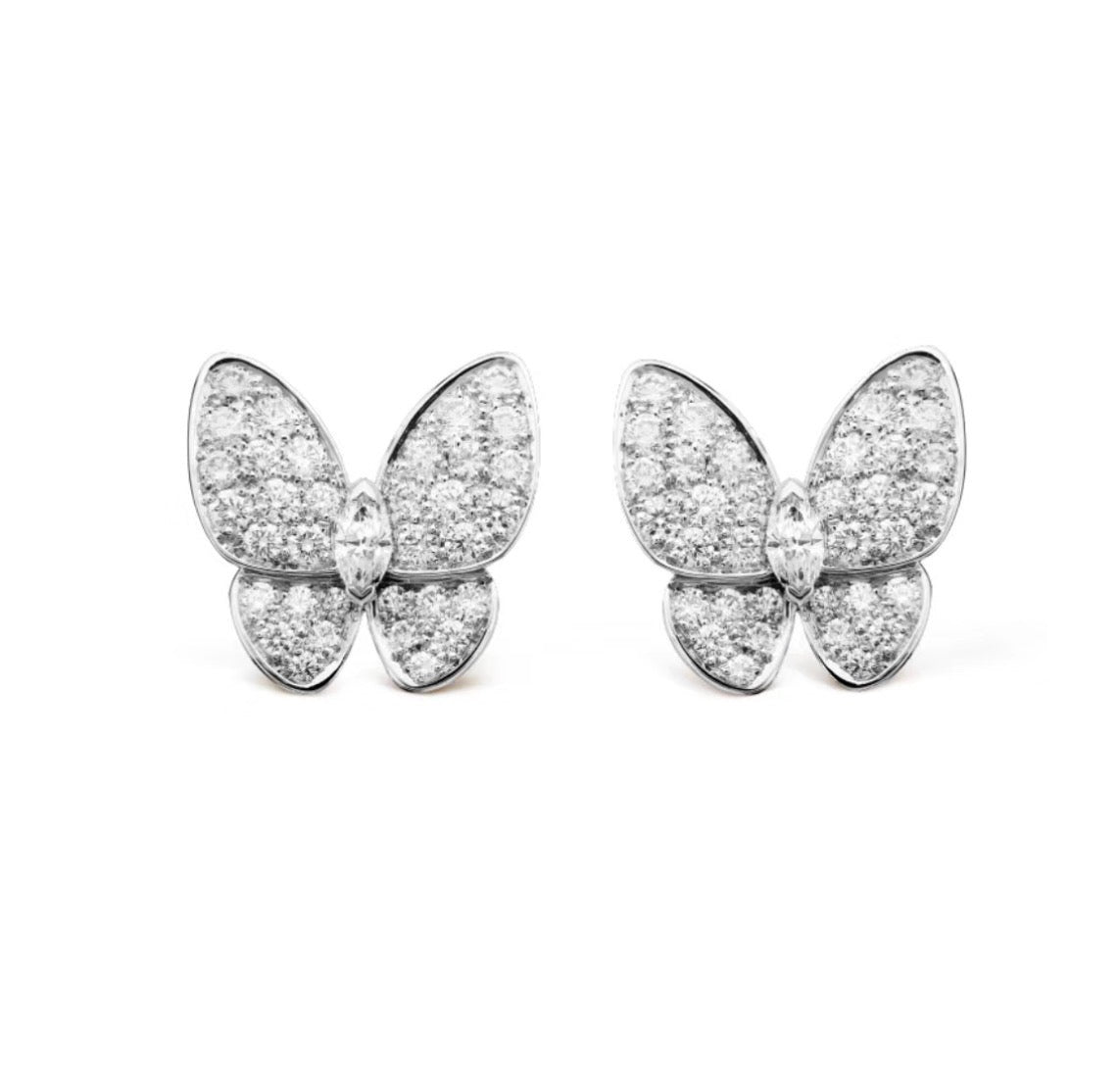 ¡®Lume Jewels¡¯BUTTERFLY ALL DIAMOND EARRINGS