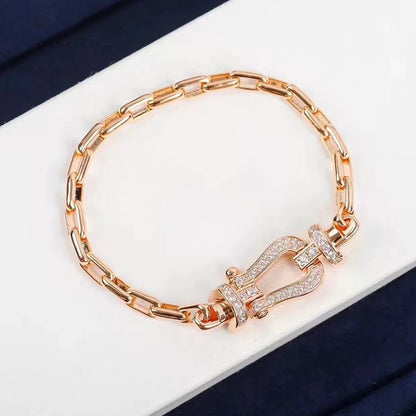 ¡®Lume Jewels¡¯FORCE LARGE HORSESHOE CLASP  METAL BRACELET
