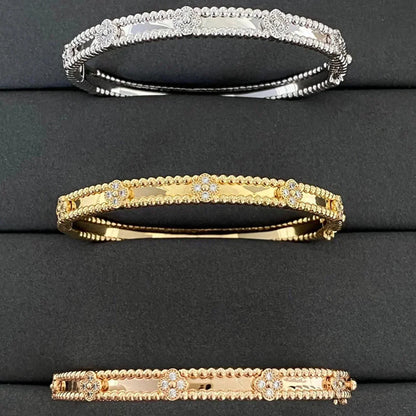 ¡®Lume Jewels¡¯CLOVER BRACELET 4MM DIAMONDS