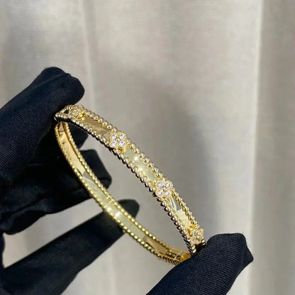 ¡®Lume Jewels¡¯CLOVER BRACELET 4MM DIAMONDS
