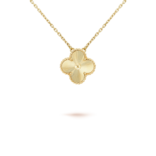 ¡®Lume Jewels¡¯CLOVER 15MM LASER NECKLACE
