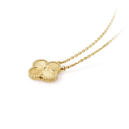 ¡®Lume Jewels¡¯CLOVER 15MM LASER NECKLACE