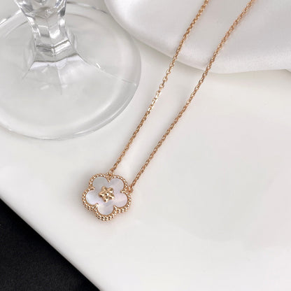 ¡®Lume Jewels¡¯LUCKY  WHITE MOP  PLUM BLOSSOM NECKLACE