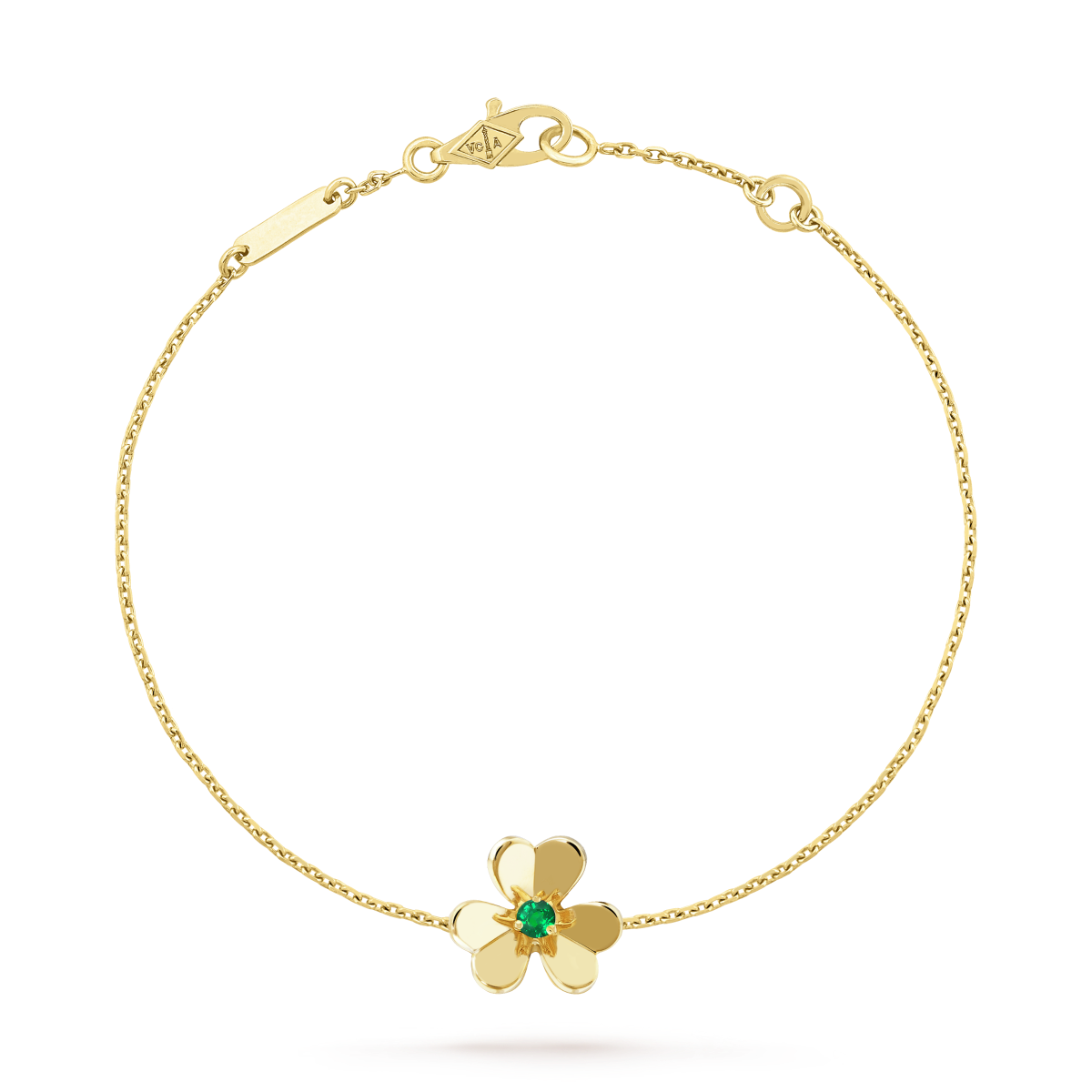 ¡®Lume Jewels¡¯FRIVOLE GOLD FLOWER PINK MALACHITE BRACELET