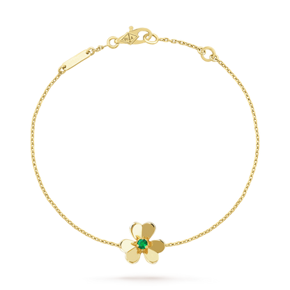 ¡®Lume Jewels¡¯FRIVOLE GOLD FLOWER PINK MALACHITE BRACELET