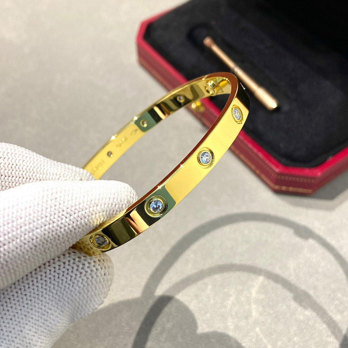 ¡®Lume Jewels¡¯LOVE BRACELET 6.1MM 10 DIAMONDS